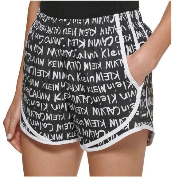 Calvin Klein Printed Logo Running Shorts - Picture 1 of 7